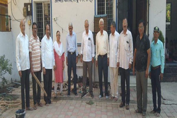  अस्मिता कॉलनी नरेंद्र नगर स्थित अस्मिता बुद्ध विहार मध्ये  स्वच्छता अभियान राबविण्यात आले 