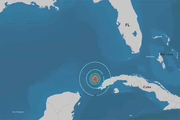 Earthquake shakes Cuba. Earthquake shakes Cuba.