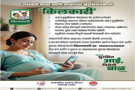 आरोग्याचा ‘किलकारी फोन’ ऐकण्यात गडचिरोली जिल्हा महाराष्ट्रात चौथा