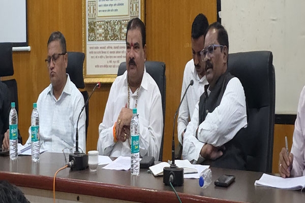 mla sanjay gaikwad reviews development works in buldhana assembly constituency, gives instructions to officials
