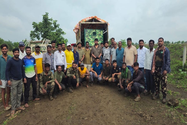 terror tiger tigress captured in samudrapur after creating panic in villages