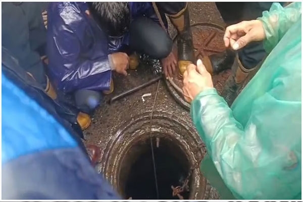 sakinaka manhole news