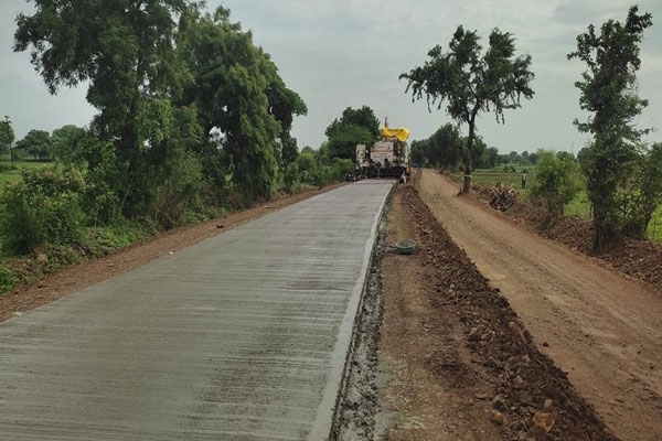 cement road project connecting pohradevi and mahur pilgrimage sites moves ahead in maharashtra