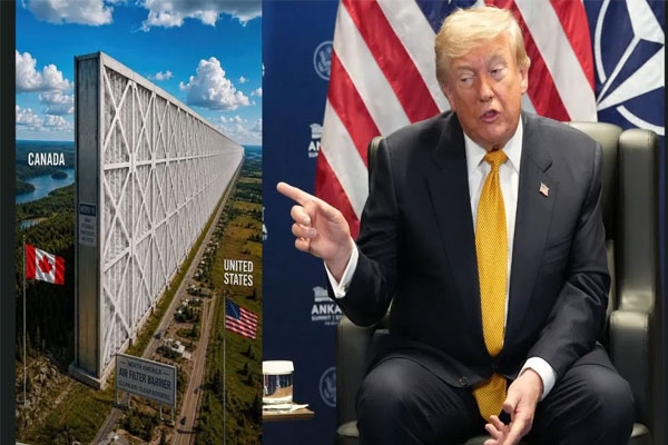 Trump Shares AI Image Over Canada Wildfire Smoke, Warns of Possible Tariffs