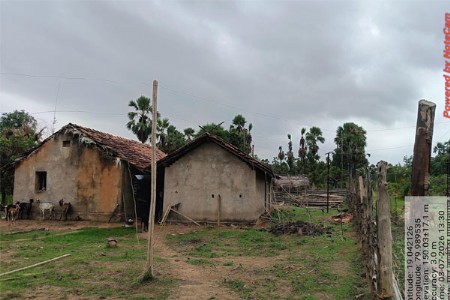 लाकडी खांबांच्या आधारावर चालतोय वीजपुरवठा