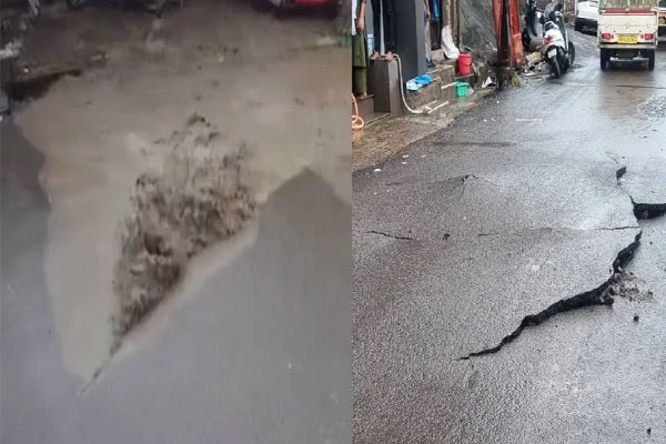  water pipeline bursts