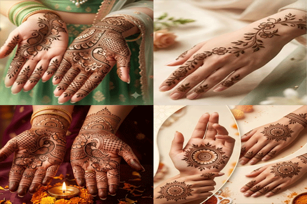 hariyali teej mehendi