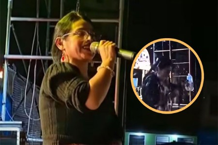 लाइव्ह शोमध्ये गायिकेवर काचेच्या बाटलीने हल्ला; चेहऱ्यावर गंभीर दुखापत