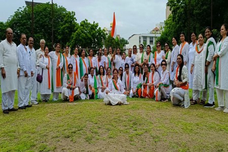 समता लेआउटमध्ये स्वातंत्र्यदिनाचा जल्लोष