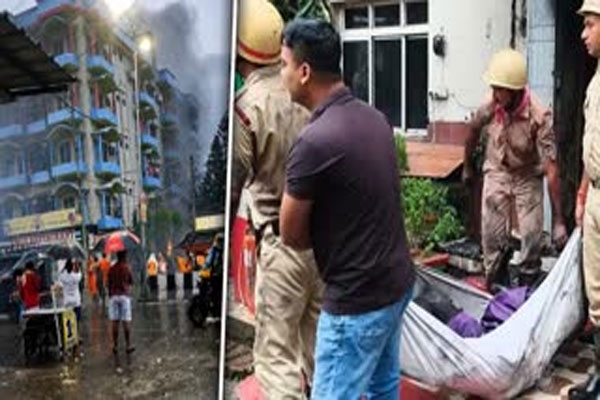 Four-storey hotel gutted by fire Four-storey hotel gutted by fire