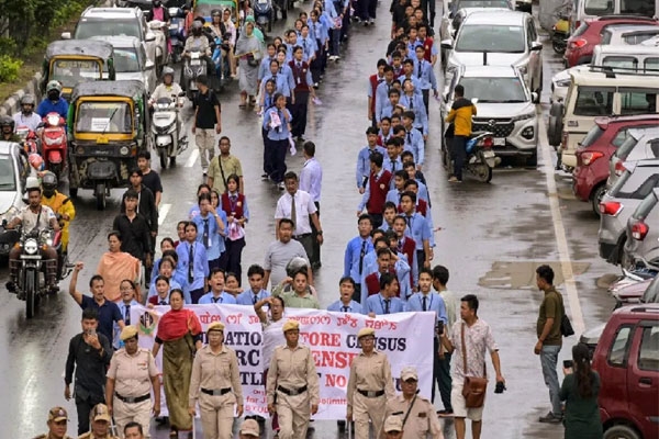 manipur schools closed for three days amid nrc update protest | latest news