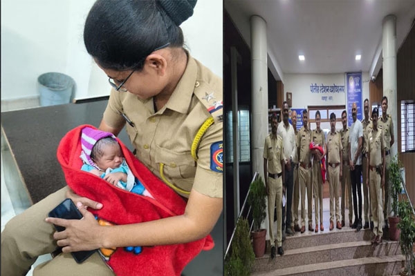 nagpur baby theft case just 15 minutes before train departure, police rescue newborn and arrest woman