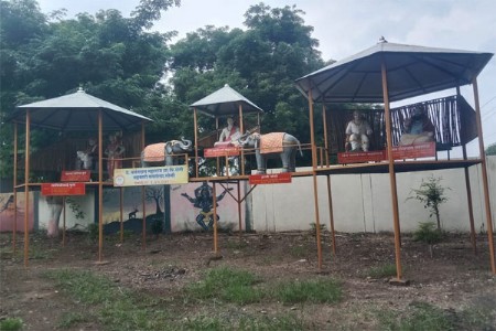 स्मशानभूमी बनली मानसिक शांतीचे केंद्र