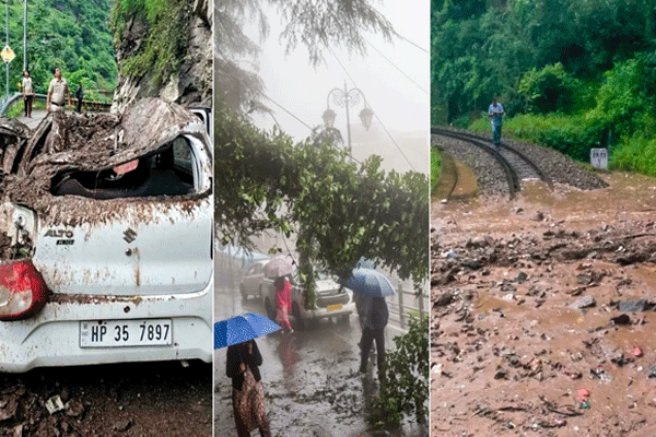 मुसळधार पावसाने हिमाचल 'बेहाल'