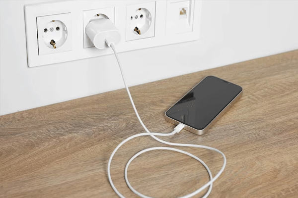 your phone charging overnight