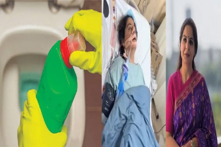 पतीसह सासूने सुनेला टॉयलेट क्लीनर पाजले
