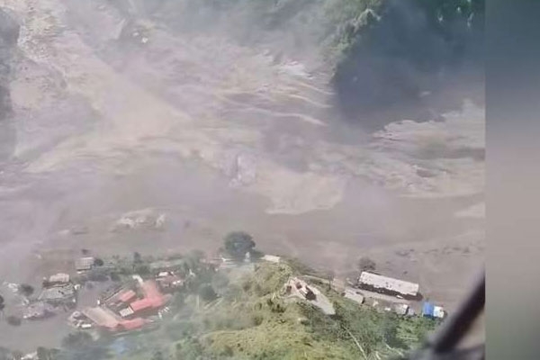nepal flood disaster tibet flash flood causes massive destruction in rasuwa