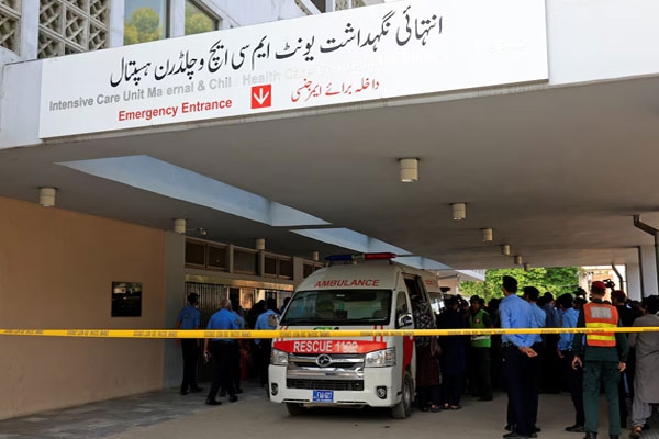 islamabad hospital fire islamabad hospital fire