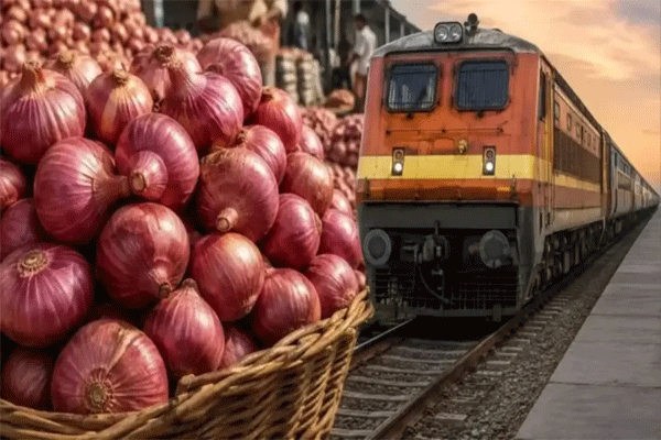 450 tonnes of onions from nashik to delhi