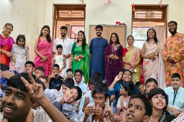 sun marathi celebrates raksha bandhan with special children at narepark school