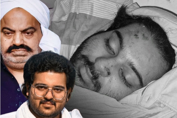 अतीकच्या कबरीशेजारी आबानची कबर अतीकच्या कबरीशेजारी आबानची कबर