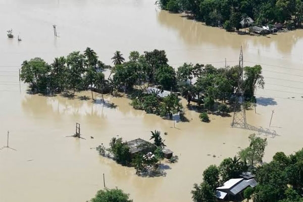 heavy rain wreaks havoc across india; assam flood death toll reaches 99