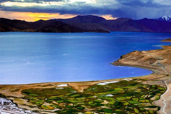 ladakh’s tso kar lake revival project: glacier water to restore shrinking lake
