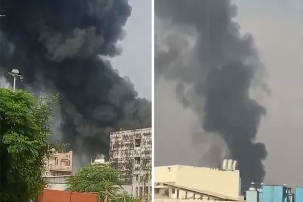 delhi plywood warehouse fire: 25+ fire tenders deployed in dallupura
