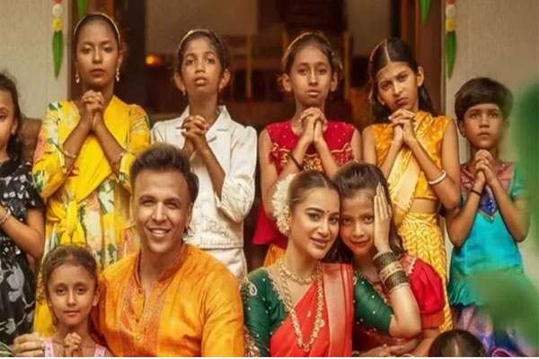 abhijeet welcomes bappa with special song ‘gana dhav re’ featuring daughters ahana and sameera