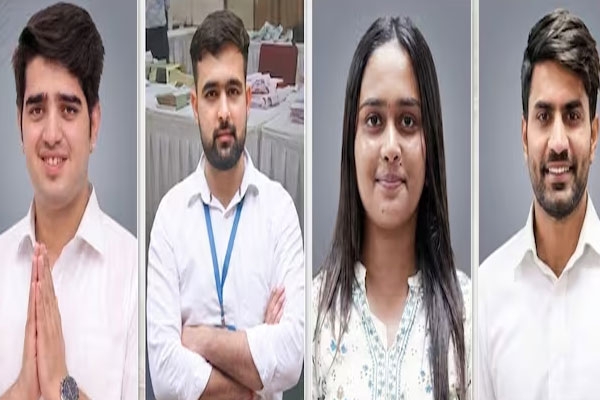 ABVP candidates in the DUSU election