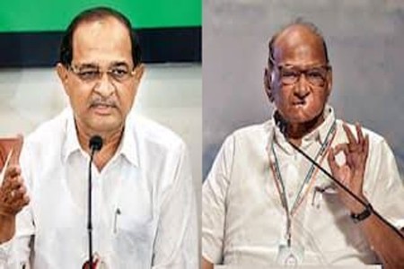 ‘हे त्यांचं पाप’...विखे पाटलांचा पवारांवर बोचरा वार