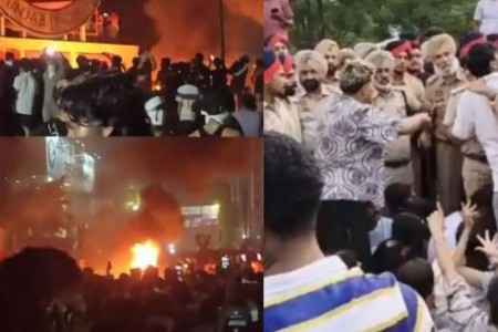 कॅम्पसमध्ये अफवेने पेटला संताप; विद्यार्थ्यांचे हिंसक आंदोलन