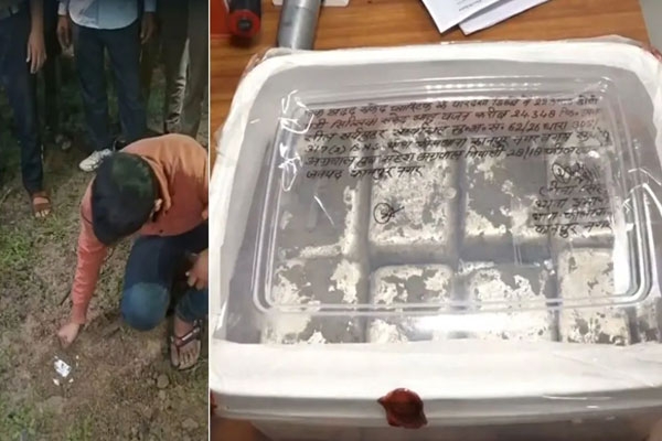 Kanpur Theft Case 24.348 Kg Silver Recovered from Underground in Nana Rao Park