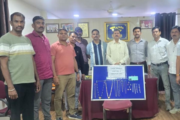 nagpur news, nagpur police, burglary case, nagpur crime, imamwada, crime branch, stolen jewellery, cctv investigation, theft case, police recovery, baburao raut, maharashtra news, nagpur latest news