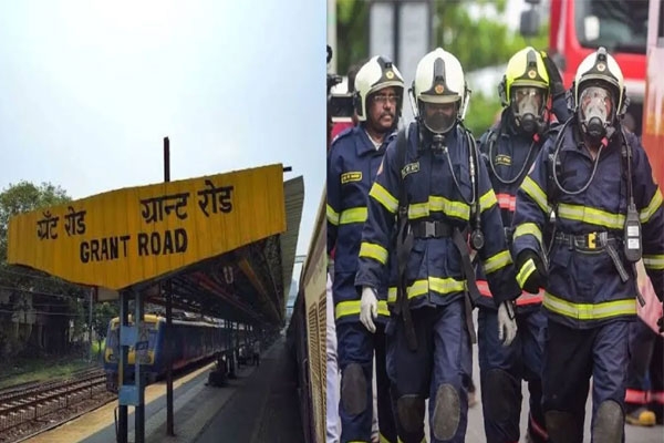 mumbai fire massive blaze breaks out at goregaon and grant road, 8 to 10 people rescued
