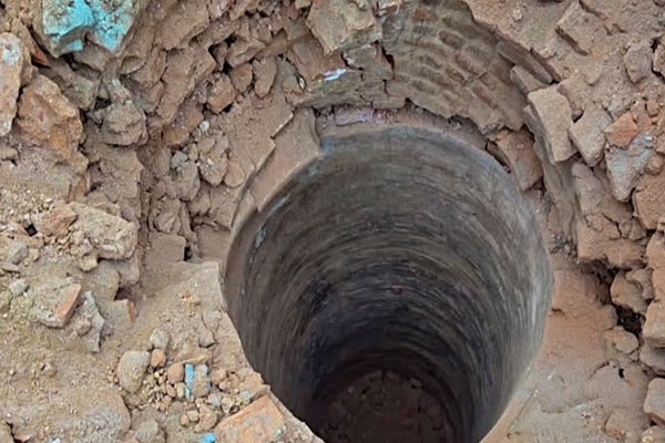 wide well found beneath the mosque