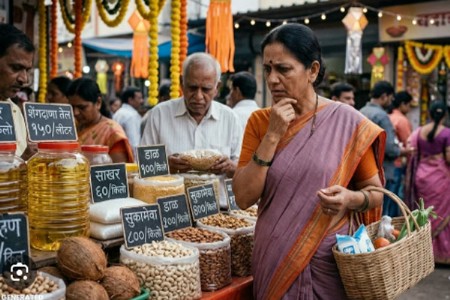 सणासुदीच्या तोंडावर महागाईचा तडका