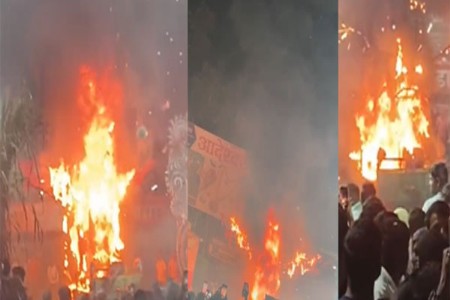 साताऱ्यात गणपती मिरवणुकीला गालबोट हजारो भाविकांची धावपळ